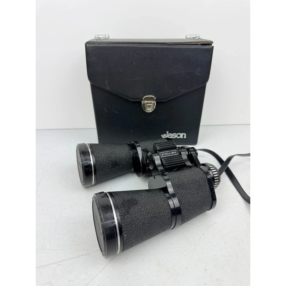 Vintage Jason Empire Model 221F Fast Focus 10 X 50 Wide Angle Binocular 1000Y BX